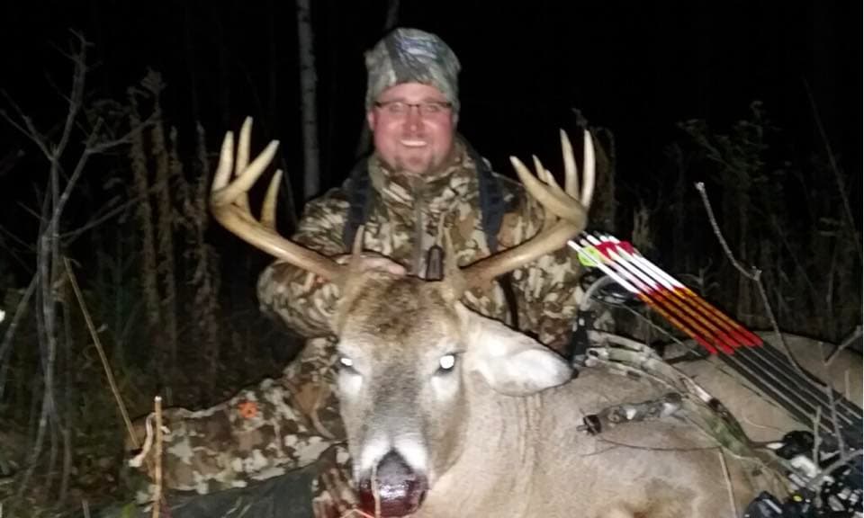 Trophy whitetail deer harvest